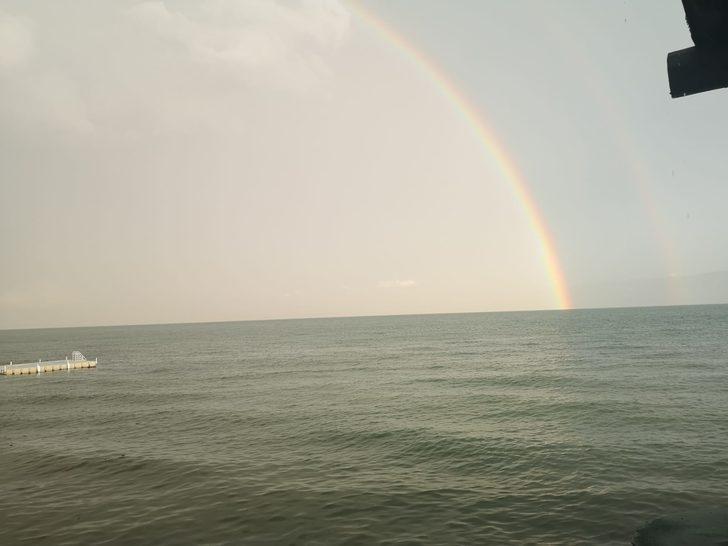 İznik'teki gökkuşağı kartpostallık görüntüler oluşturdu G5