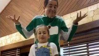 Acun Ilıcalı, kızı Melisa ile TikTok videosu çekti!  Ayça Çağla Altunkaya hesabından paylaştı