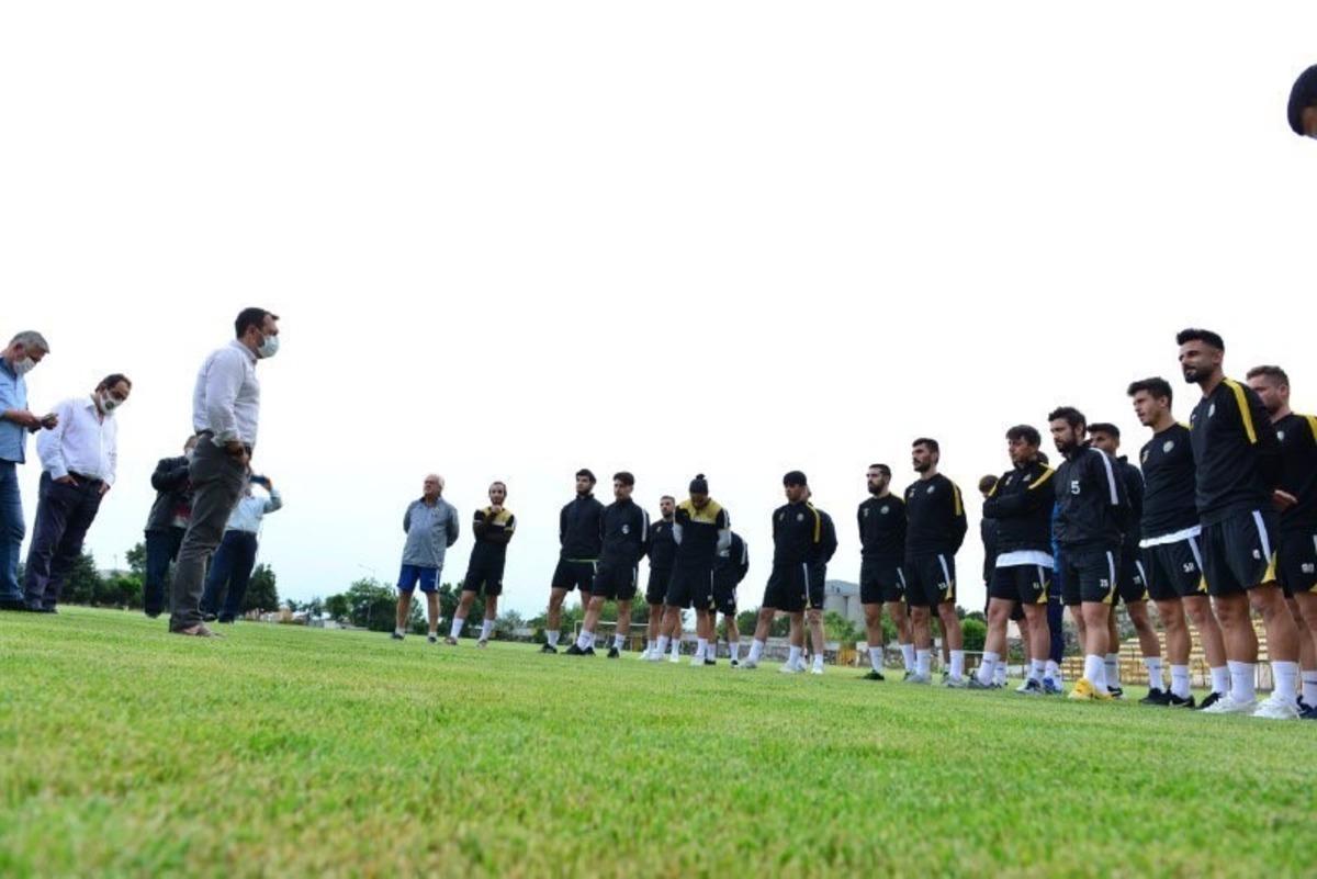 Başkan Y&uuml;kselden Tekirdağspor&rsquo;a ilk idmanda moral ziyareti