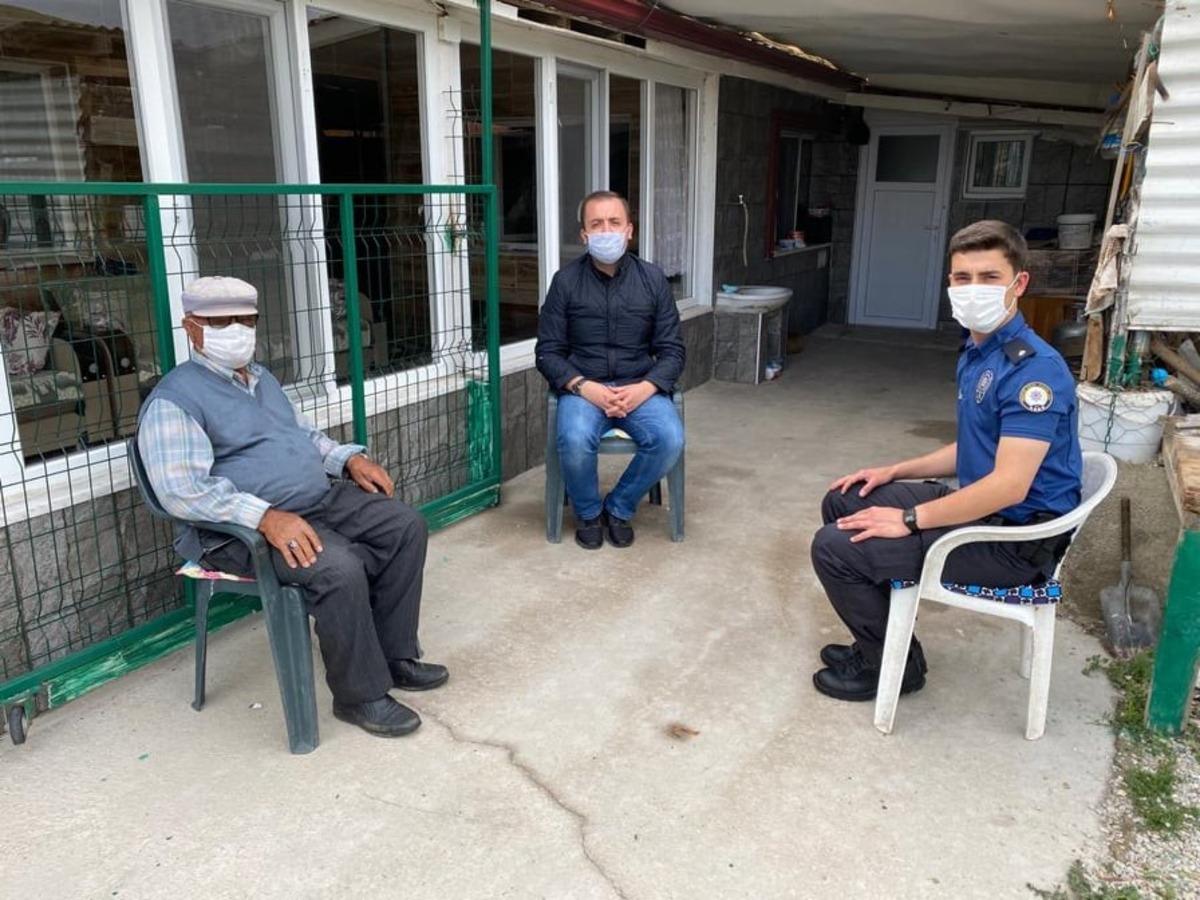 Şehit aileleri ziyaret edildi