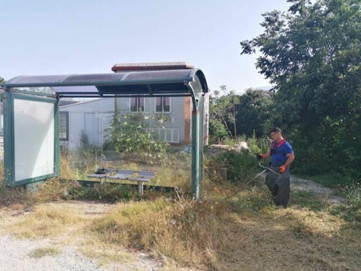 Alanya’da otobüs durakları temizleniyor G2