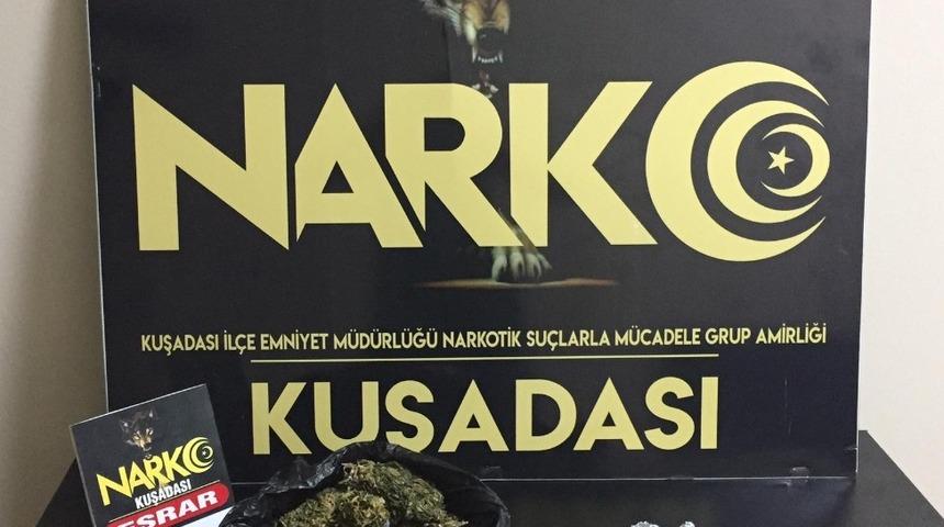 Ş&uuml;pheli şahısların &uuml;zerinden silah ve uyuşturucu &ccedil;ıktı