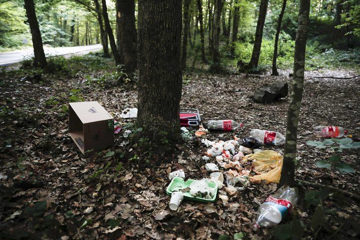 Utandıran görüntüler! Belgrad Ormanı'nı çöplüğe çevirdiler G1