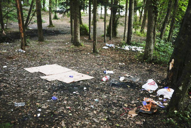 Utandıran görüntüler! Belgrad Ormanı'nı çöplüğe çevirdiler G2