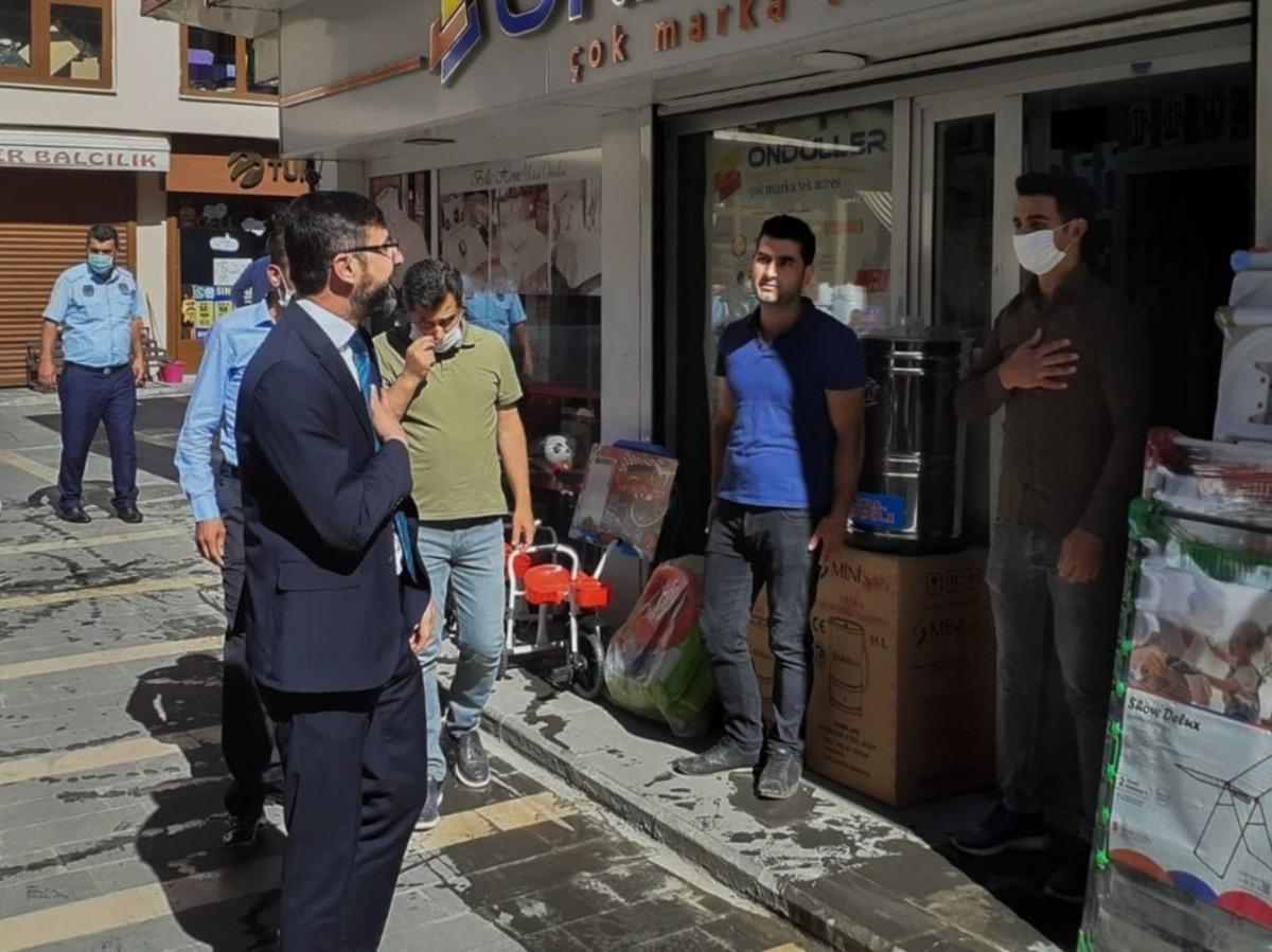 Başkan Tanğlay&rsquo;dan esnaf ziyareti
