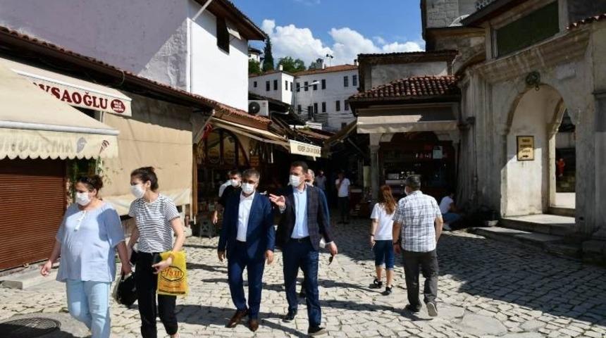 Vali G&uuml;rel Safranbolu&rsquo;da incelemede bulundu