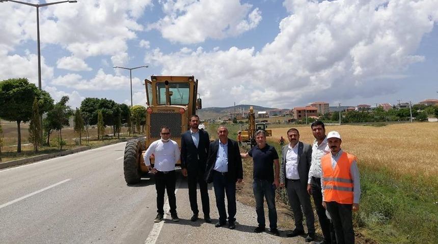 &Ccedil;i&ccedil;ekdağı-Yerk&ouml;y arası yeşil yol projesi yapımı başladı