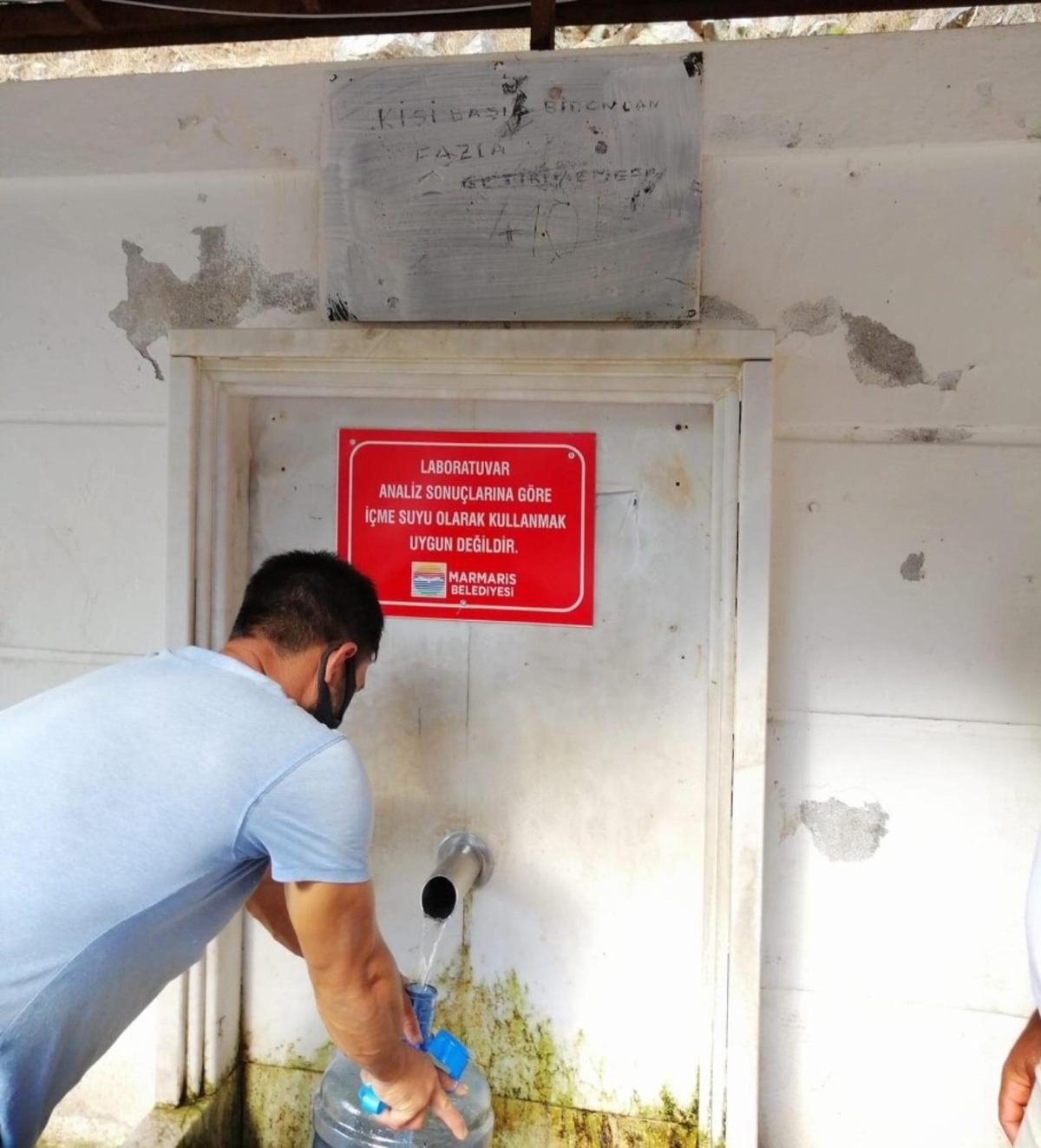 Marmaris Belediyesi kaynak sularını analiz ettirdi