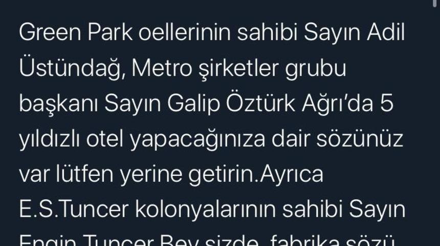 Başkan Sayan&rsquo;dan yatırım s&ouml;z&uuml; veren iş adamlarına &ccedil;ağrı