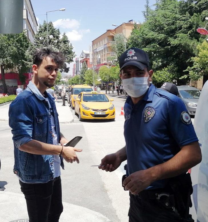 Maskesiz yakalanınca polise soyadını bilmediğini söyledi G3