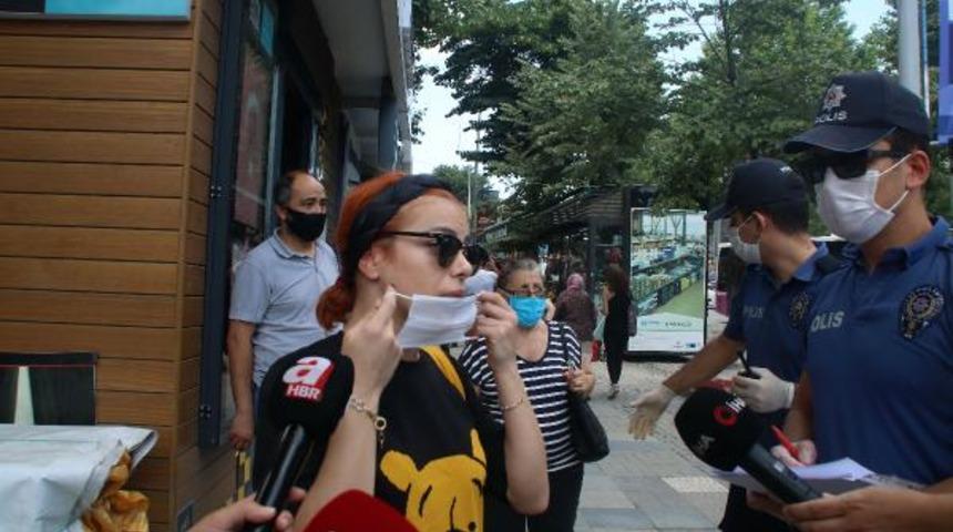 İstanbul Beşiktaş'ta maske takmayanlara ceza yağdı