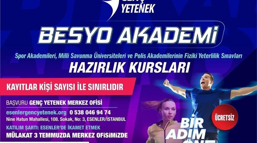 Esenlerli gen&ccedil;ler i&ccedil;in BESYO akademi başlıyor