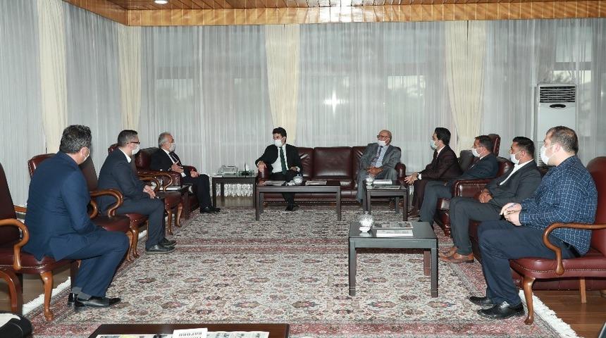 İspir heyetinden il&ccedil;e gelişimine y&ouml;nelik &ouml;nemli ziyaret