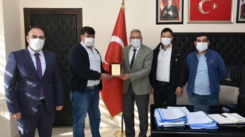 Manda Yetiştiriciler Birliği&rsquo;nden Bozkurt&rsquo;a teşekk&uuml;r ziyareti