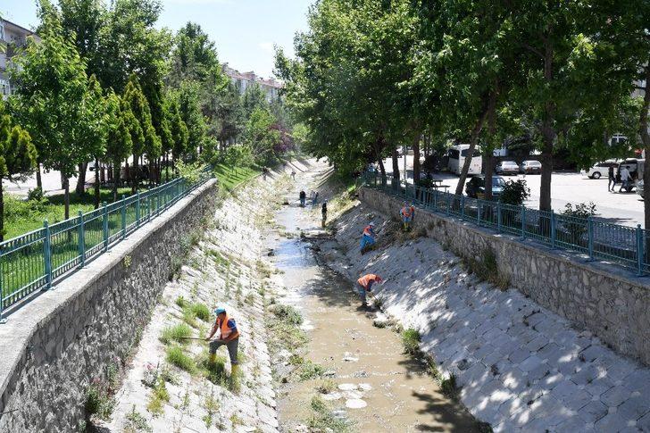 Isparta Belediyesi dere ve kanalları temizliyor G3