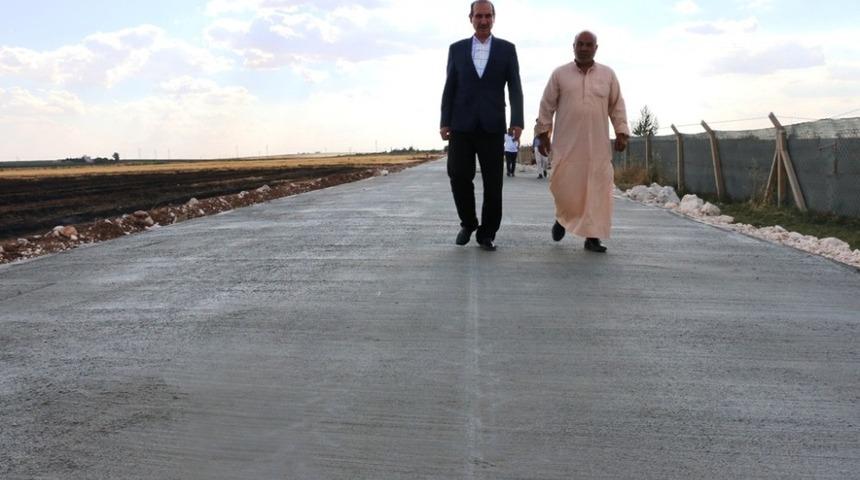 Yalçınkaya yol çalışmalarını denetledi