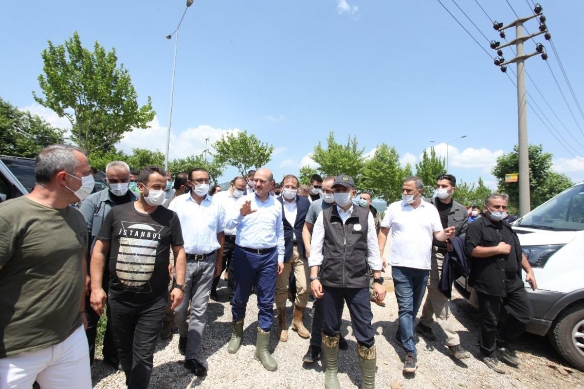 Soylu ve Pakdemirli&rsquo;den sanayi b&ouml;lgesine ge&ccedil;miş olsun ziyareti