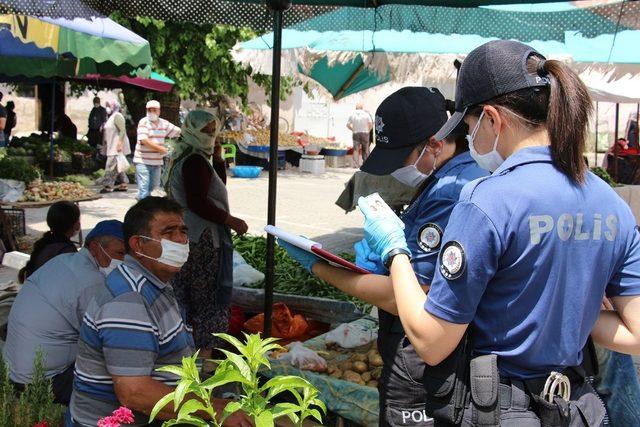 Kula’da maske takmayanlara ceza yağdı