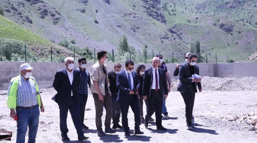 Çatak Atıksu Arıtma Tesisinin yapımı devam ediyor