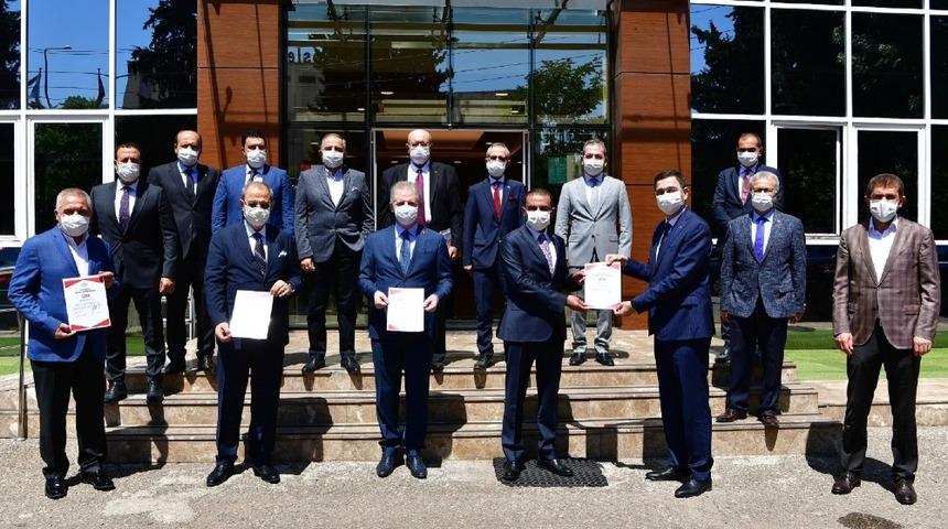 Gaziantep OSB&rsquo;ye g&uuml;venli hizmet belgesi