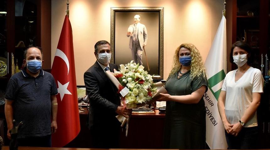 SES&rsquo;ten Başkan Ata&ccedil;&rsquo;a teşekk&uuml;r ziyareti