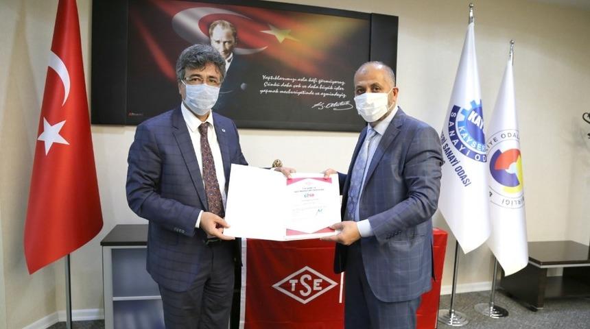 KAYSO Covid-19 Güvenli Üretim/Hizmet Belgesi Aldı