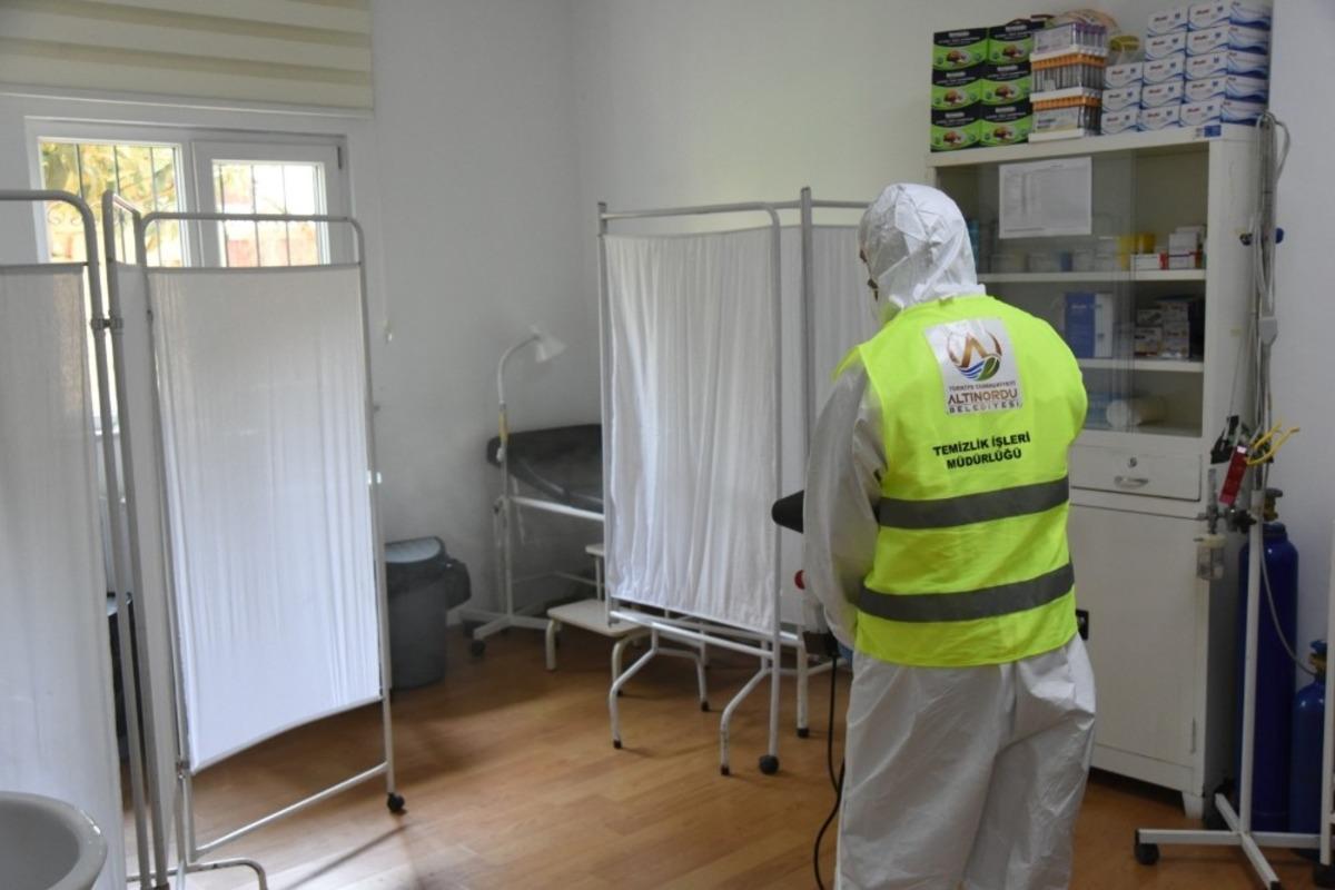 Altınordu&rsquo;da aile sağlığı merkezleri sterilize ediliyor