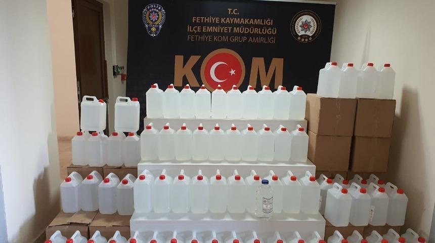 Ortaca&rsquo;da sahte i&ccedil;ki operasyonu