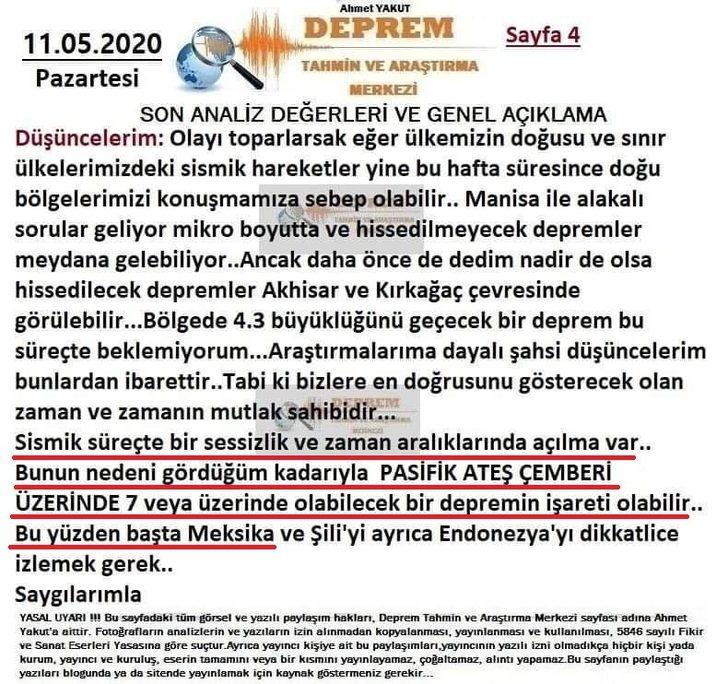 Meksika depremini 12 gün önce tahmin etti G3