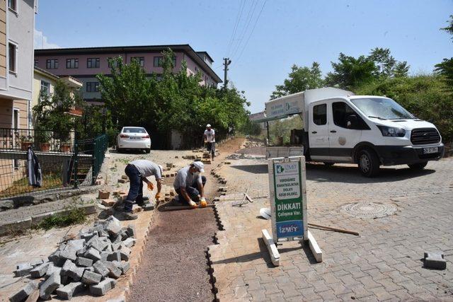 Kuruçeşme’de parke taşları yenileniyor