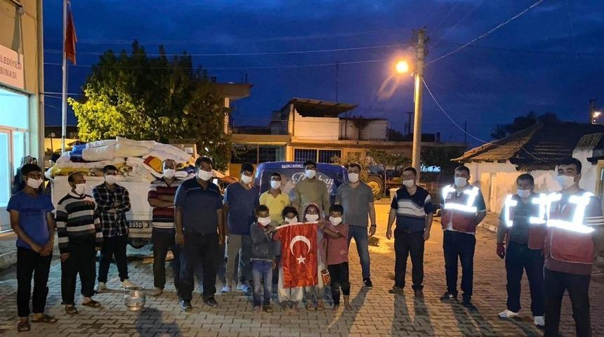 Salihli Belediyesi’nden mevsimlik tarım işçilerine yardım eli