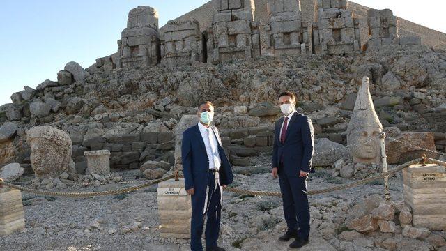 Vali Mahmut Çuhadar’dan tarihi ören yerlerine ziyaret