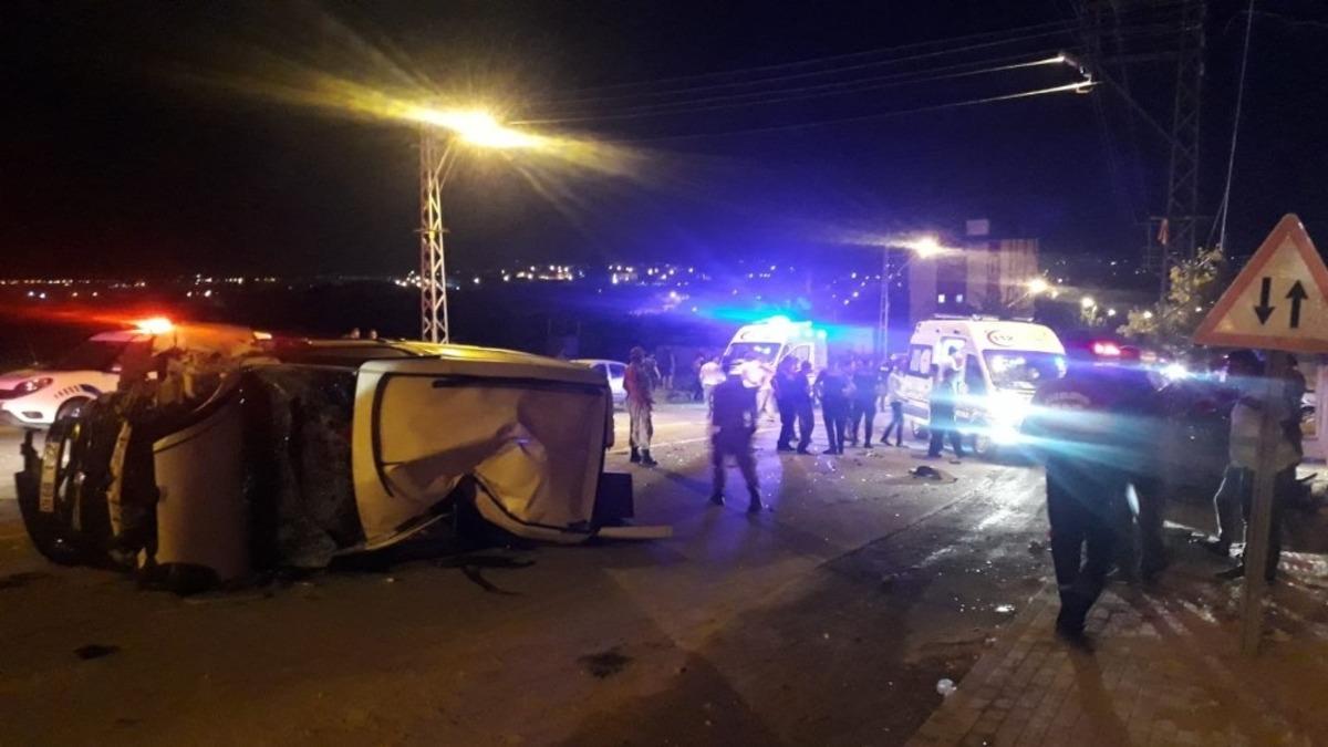 Kilis&rsquo;te trafik kazası: 1 &ouml;l&uuml;, 4 yaralı