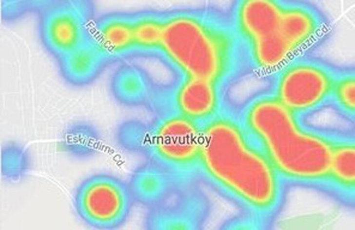 İstanbul'da büyük tehlike! İşte ilçe ilçe koronavirüs vaka yoğunluk haritası G2