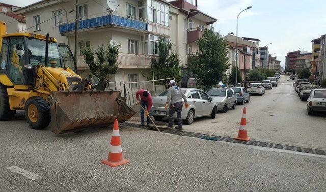 Belediyeden mazgal temizliği