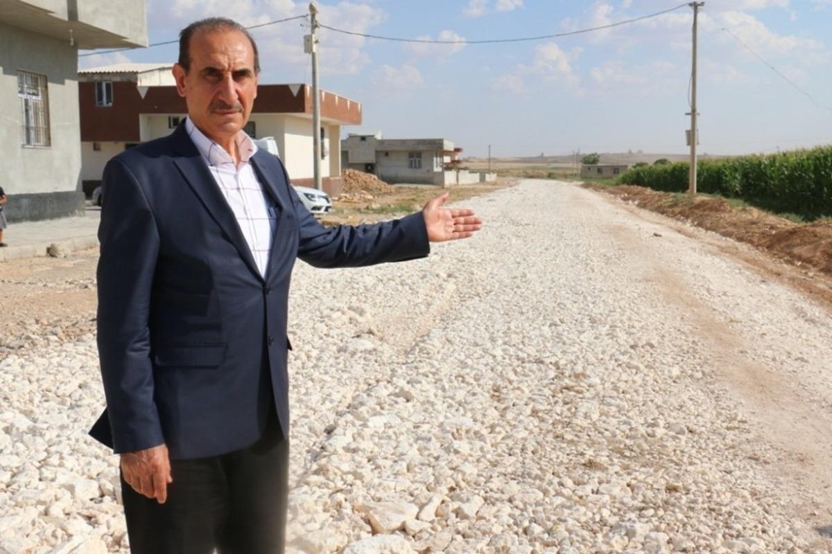 Ak&ccedil;akale&rsquo;de yol &ccedil;alışması devam ediyor