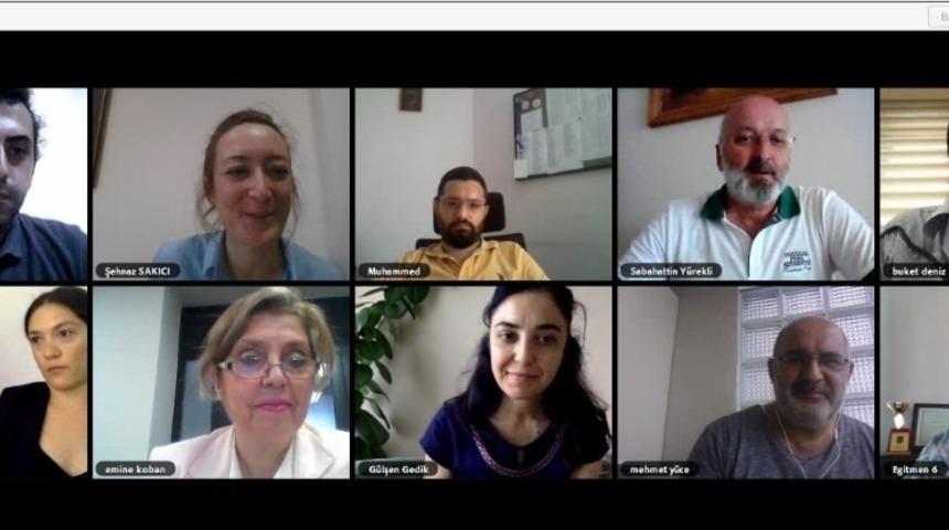 GAÜN engellileri engelsiz farketme projesi ortakları çevrimiçi ortamda bir araya geldi