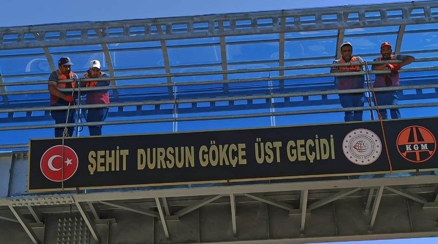 Şehit Dursun&rsquo;un adı &uuml;stge&ccedil;ide konuldu