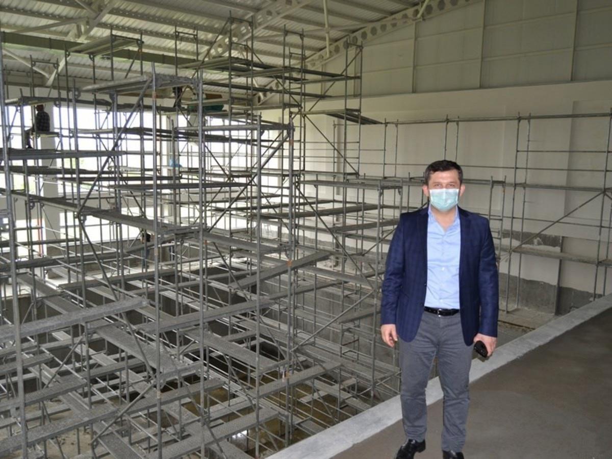 Uzunk&ouml;pr&uuml; Kaymakamı Erdoğan: "Y&uuml;zme havuzunu ağustos ayında hizmete a&ccedil;acağız"