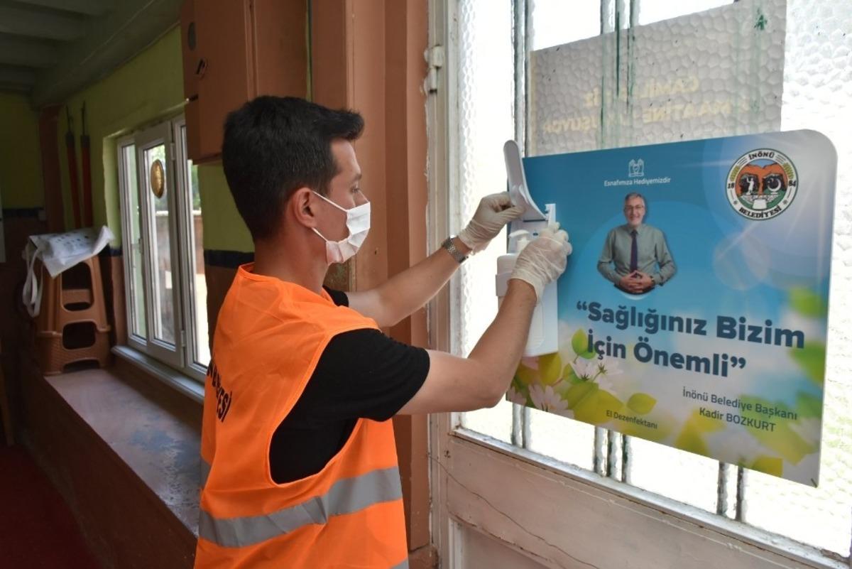 İn&ouml;n&uuml;&rsquo;de Covid-19&rsquo;a karşı 75 ayrı noktada &ouml;nlem alındı