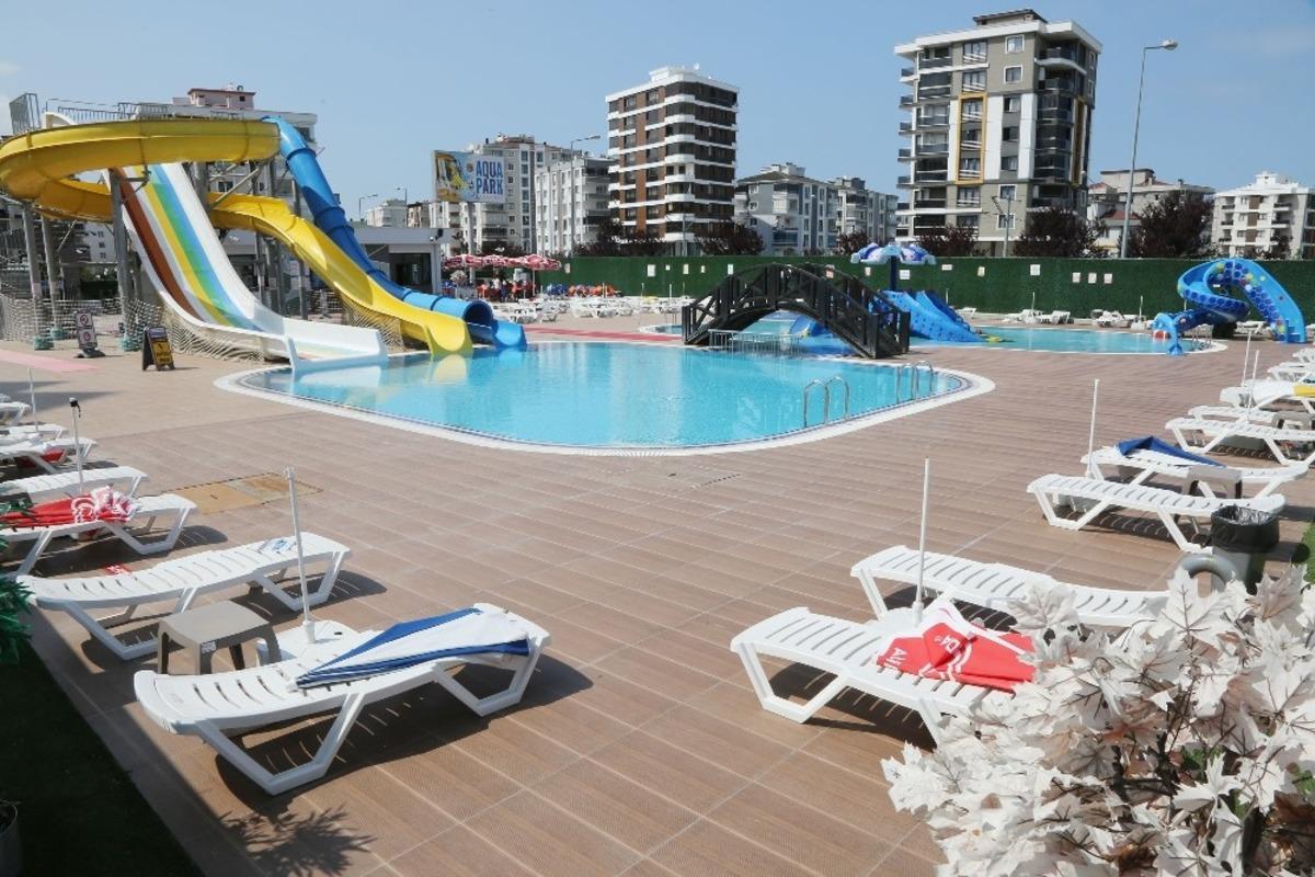 &Ccedil;ocuklar hijyen &ouml;nlemleri eşliğinde Atakum Aqua Park&rsquo;ta eğlenebilecek