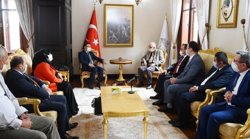 Basın mensupları Vali Gökmen Çiçek’i ziyaret etti