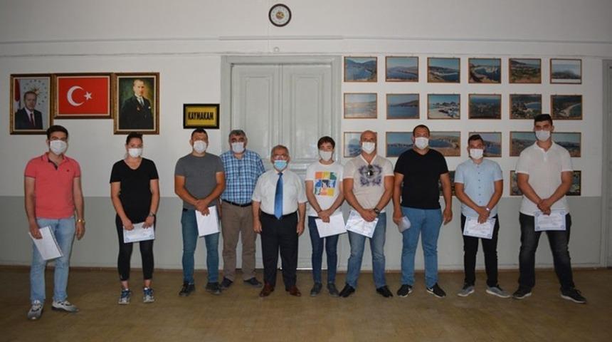 Erdek’te Vefa Grubuna başarı belgesi