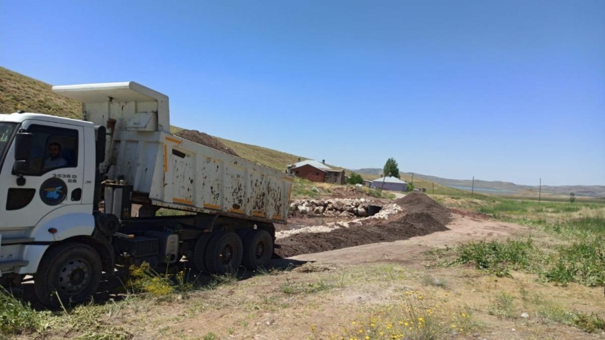 İpekyolu Belediyesinden okul yoluna &ccedil;&ouml;z&uuml;m