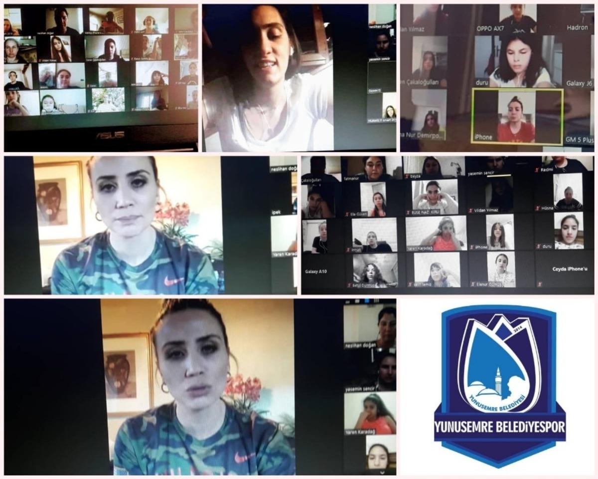 Yunusemreli basketbolcular basketbolun tecr&uuml;beli isimleriyle buluştu