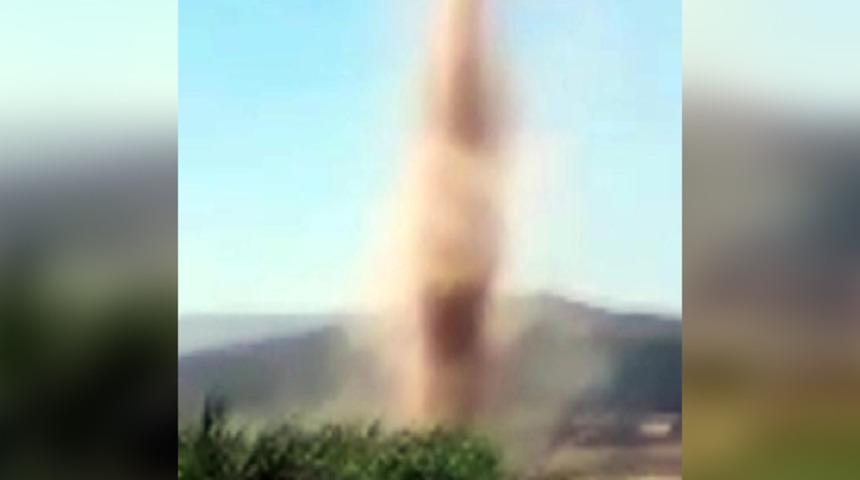 Kahramanmaraş'ta hortum görüntülendi