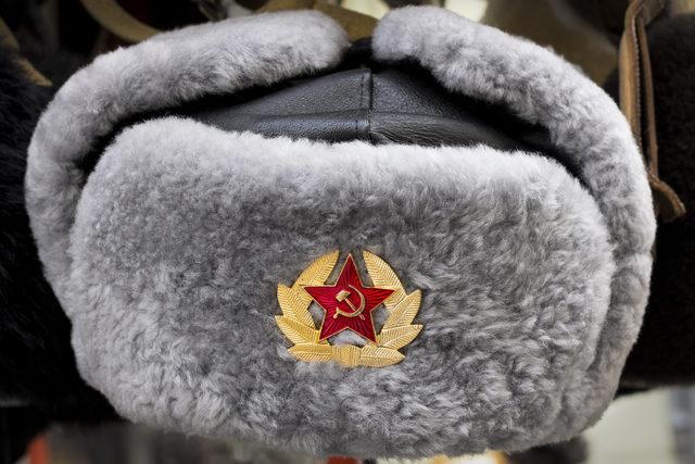 Soviet winter fur hat