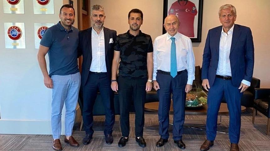 B.B. Erzurumspor Kul&uuml;b&uuml;&rsquo;nden TFF Başkanı Nihat &Ouml;zdemir&rsquo;e nezaket ziyareti