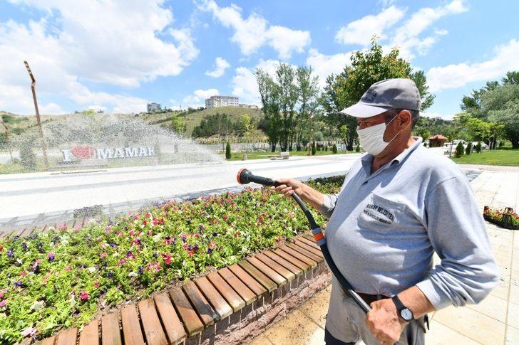 Mamak gül bahçesine döndü G1