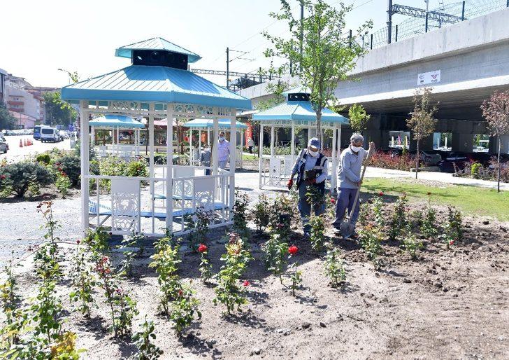 Mamak gül bahçesine döndü G3